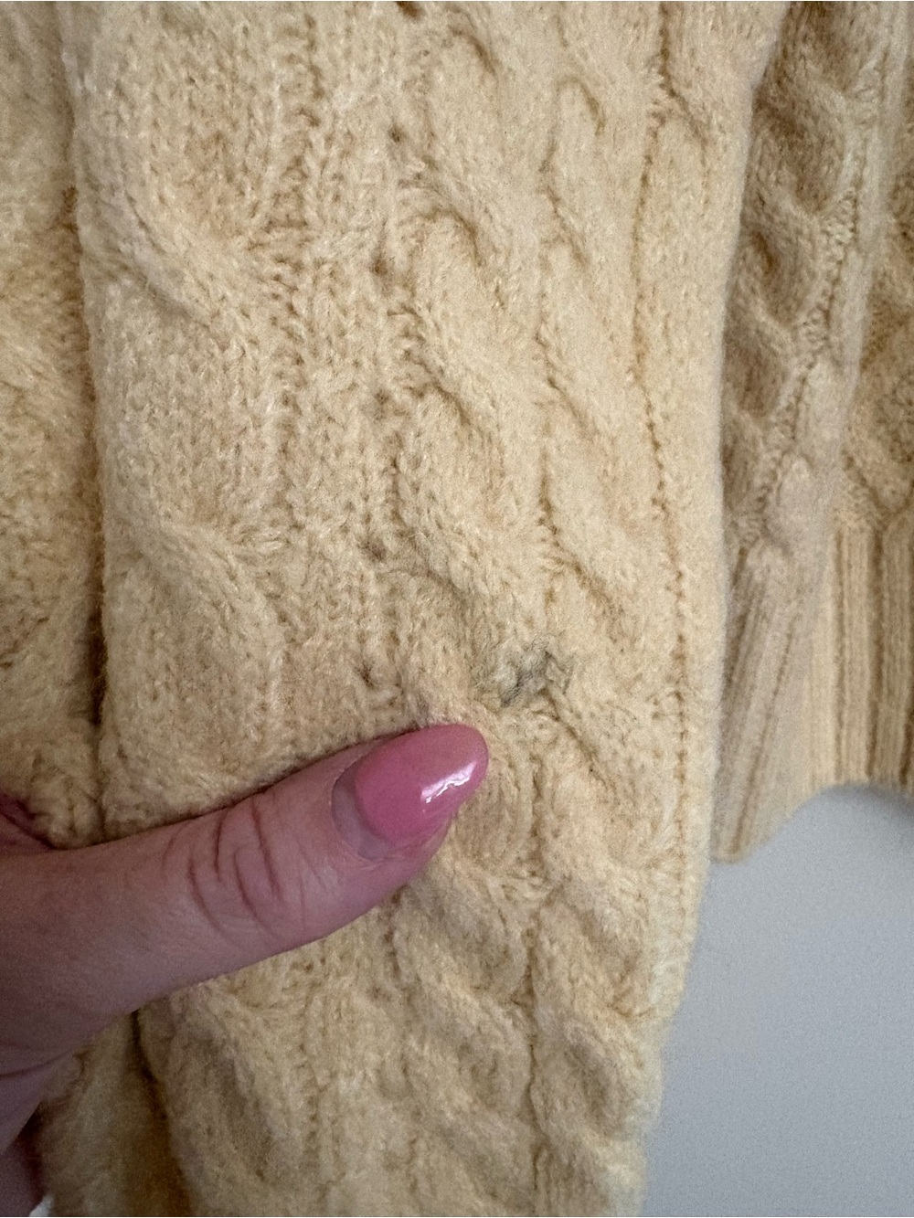 J.Crew Collared Cable Knit Cardigan Merino Alpaca Wool Small - Picture 11 of 11